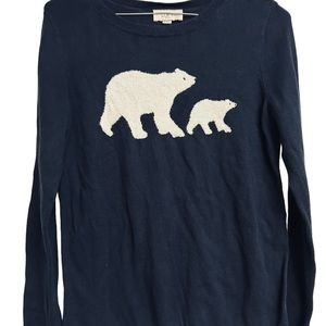 Light sweater blue with white bear